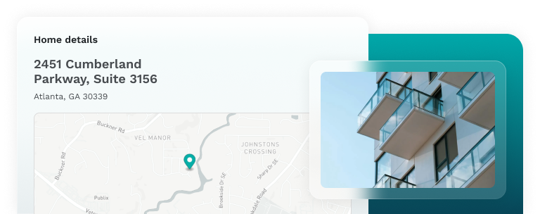 Home details interface