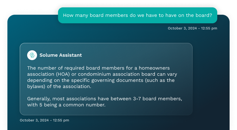 AI Assistant interface